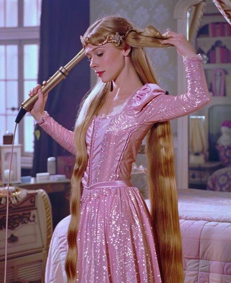 Rapunzel Real Life, Rapunzel In Real Life, Girly Icon, Real Life Rapunzel, Rapunzel Dress, Princess Core, Vintage Princess, Barbie Princess, Princess Aesthetic