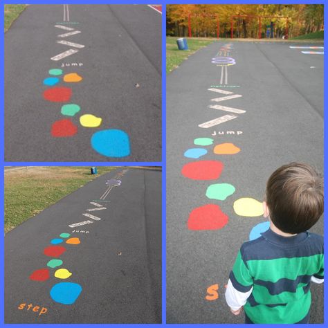 Sensory Paths are a great way to get kids moving and our Nature Trail will have them jumping in no time. Natural Playground Ideas, Recess Games, Sensory Pathways, Nature Activity, Indoor Recess, Playground Ideas, Kids Moves, Engage Kids, Natural Playground