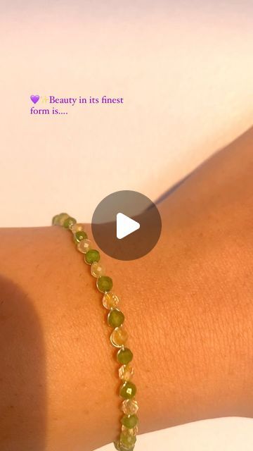 Beautiful green tourmaline and yellow citrine handmade bracelet Citrine Bracelet, Citrine Jewelry, Tourmaline Jewelry, Yellow Citrine, Green Tourmaline, Handmade Bracelet, Sterling Silver Bracelets, Handmade Bracelets, Citrine