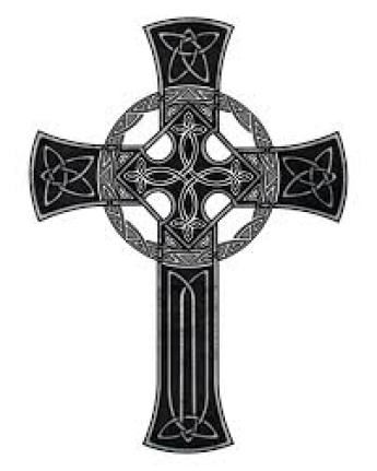 Celtic Cross - Celtic Symbols Irish Cross Tattoo, Celtic Cross Tattoo For Men, Little Cross Tattoos, Wooden Cross Tattoos, Faith Cross Tattoos, Christian Cross Tattoos, Cross Tattoo On Wrist, Vintage Tattoos, Irish Cross