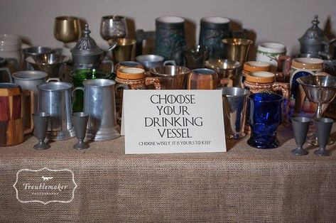 30th Birthday Party Games, Medieval Wedding Theme, Viking Party, Lotr Wedding, Hobbit Party, Cheap Wedding Favors, Nordic Wedding, Nerd Wedding, Dragon Wedding