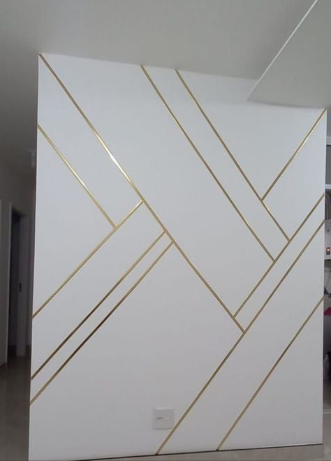 Very trending wall decor ideas Geometric Wall Painting, Washi Tape Wall Decor, Washi Tape Wall, Geometric Wall Paint, House Wall Design, Wall Texture Design, Bedroom Wall Designs, Accent Walls In Living Room, Bedroom Wall Paint