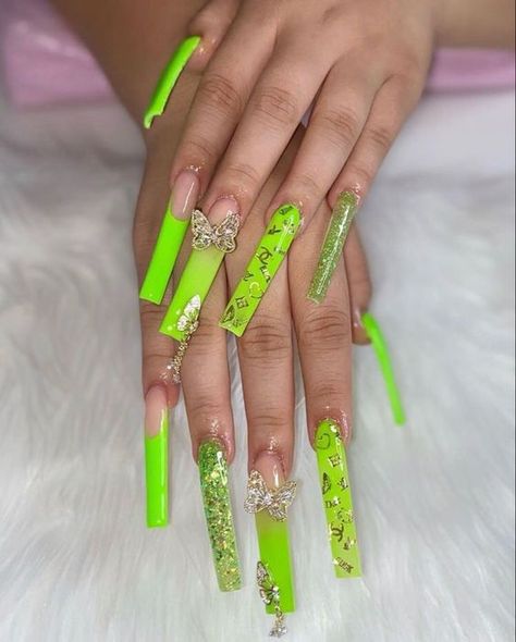 Crazy Acrylic Nails, Long Acrylic Nail Designs, Drip Nails, Claw Nails, Edgy Nails, Her Nails, Exotic Nails, Long Acrylic Nails Coffin, Long Square Acrylic Nails