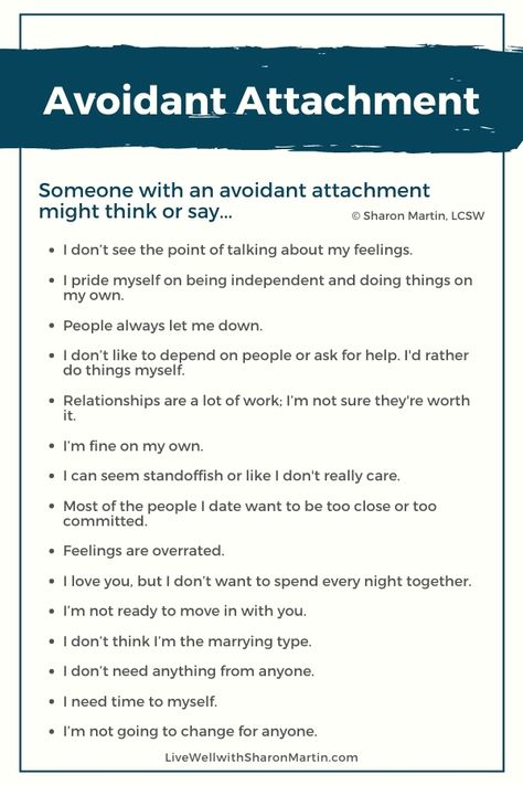 Avoidance Attachment Style, Avoidant Attachment Partner, Secure Attachment Style, Attachment Quotes, Avoidant Attachment Style, Sharon Martin, Avoidant Attachment, Avoidant Personality, Attachment Theory