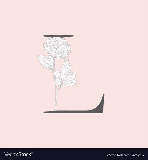 Letter J With Flowers, Monogram Floral Letters, Floral Initial Letter, Laurel Vector, Floral Font Hand Drawn, Floral Monogram Letter Initials, Bow Vector, Hand Drawn Arrows, Doodle Frames