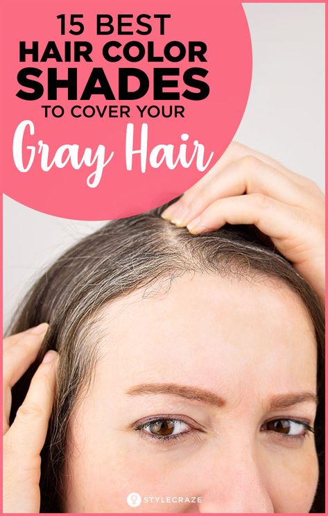 15 Best Hair Color Shades To Cover Your Gray Hair In 2018 #haircolor #haircare Boxed Hair Color, Cover Gray Hair, Roofing Colors, Hairstyles Anime, Grey Hair Coverage, Box Dye, Grey Hair Dye, Best Hair Dye, Best Hair Color