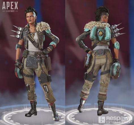 Mad Maggie Apex Legends Fanart, Mad Maggie, Apex Art, Space Western, Arkham Origins, Hair Textures, Apex Legends, Character Reference, Game Character Design