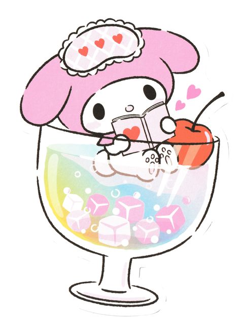 my melody strawberry news drink postcard cherry cute pink sanrio My Melody Strawberry, Pink Sanrio, Cute Stationery, Digital Journal, My Melody, Cute Pink, Cherry, Stationery, Drinks