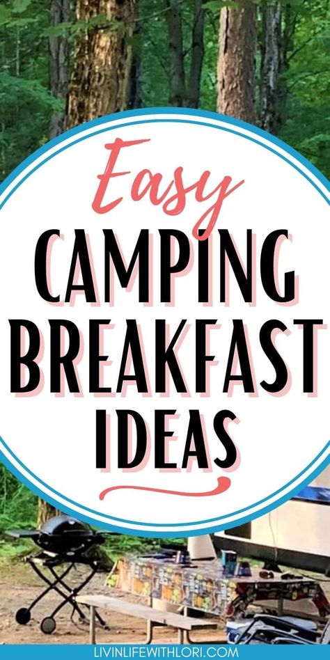 Easy Camping Breakfast Ideas, Camping Trip Food, Camping Breakfasts, Camping Recipes Dinner, Gluten Free Camping, Camping Breakfast Ideas, Camping Recipes Breakfast, Breakfast Recipe Ideas, Easy Camping Breakfast