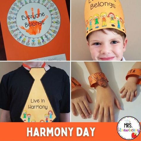 Mrs Strawberry on Instagram: "March 21 is Harmony Day and your students will love making these Harmony Day crafts to celebrate! Link in bio." Activity Preschool, Harmony Day, March 21, Link In Bio, Preschool, Celebrities, On Instagram, Instagram, Pre School