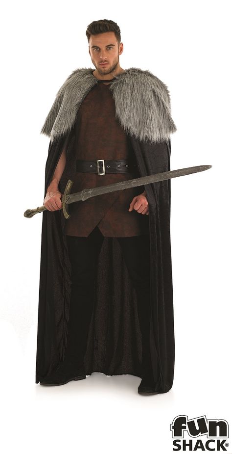 Medieval Cape Fancy Dress Fun Shack Mens Viking Costume, Viking Cloak, Medieval Cape, Viking Halloween Costume, Vikings Halloween, Undertale Cosplay, Halloween Capes, Medieval Costumes, Ren Faire Costume