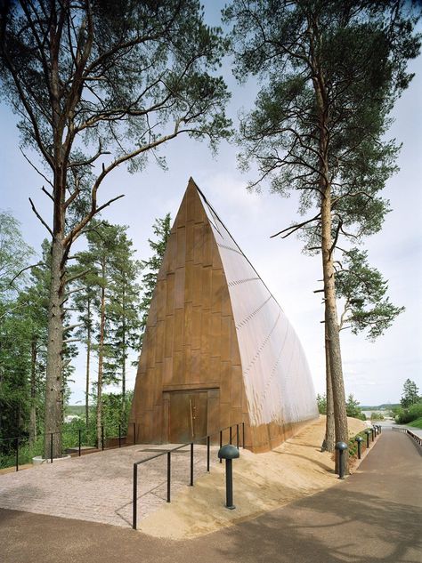 St. Henrys Ecumenical Art Chapel, Turku, 2005 - Sanaksenaho Architects ltd., Matti Sanaksenaho, Pirjo Sanaksenaho St Henry, Saint Henry, Turku Finland, Modern Church, Take Me To Church, Religious Architecture, Church Architecture, Church Design, Place Of Worship