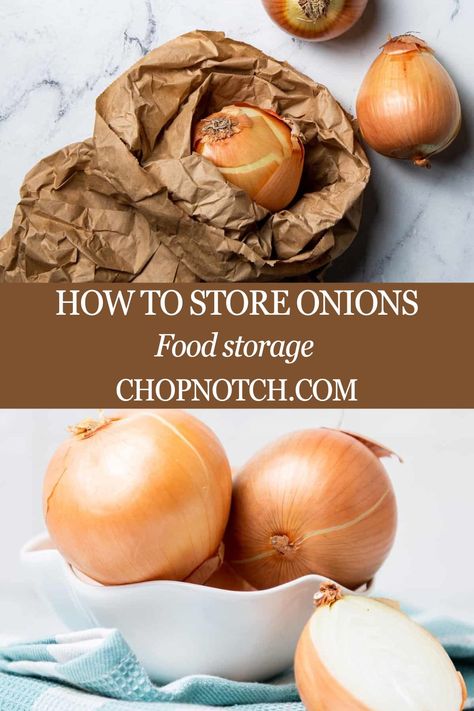 Wondering how to store onions to maximize their freshness? This guide covers the best methods for storing onions, whether whole, sliced, or chopped, so they stay fresh and flavorful. Perfect tips to reduce waste and get the most out of your onions! #OnionStorage #KitchenTips #FoodStorage #FreshIngredients #CookingHacks #HowToStoreOnions #OnionTips #ReduceFoodWaste #CookingEssentials #FoodPreservation Storage Onions, Store Onions, Storing Onions, Fast Easy Desserts, Onion Storage, Drink Inspiration, Quick Weeknight Dinners, Recipe Board, How To Store