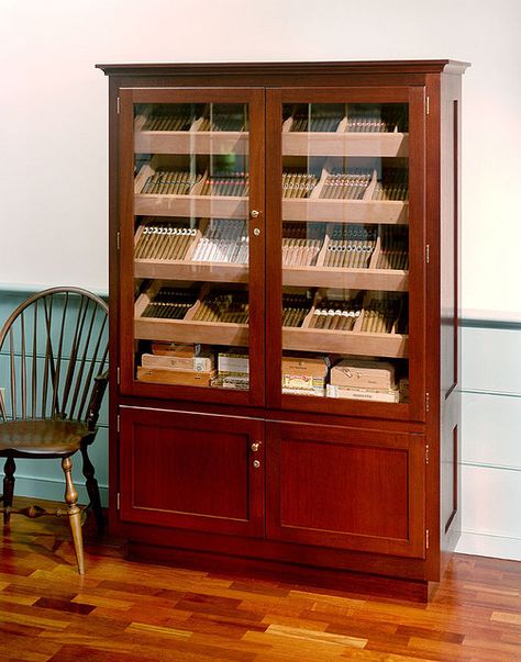 Guys this a freakin Humidor!!!! Yeah Baby!!!! Custom Humidor, Pipes And Cigars, Cuban Cigars, Good Cigars, Workshop Organization, Cigars And Whiskey, Humidor, Garage Ideas, Wine Cellar