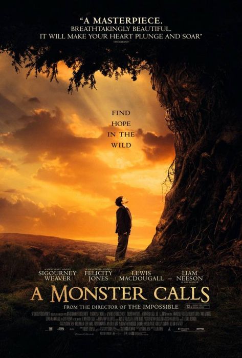 A Monster Calls (Watched on 06/13/2017) Bfg Movie, Spiritual Movies, Allison Harvard, A Monster Calls, Interesting Books, Cinema Art, Sigourney Weaver, Septième Art, Motion Capture