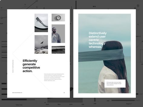 30 Minimal Brochure Design for Inspiration Font Guide, Powerpoint Charts, Brochure Design Inspiration, Presentation Design Template, Portfolio Images, Magazine Layout Design, Design Presentation, Design Brochure, Keynote Presentation