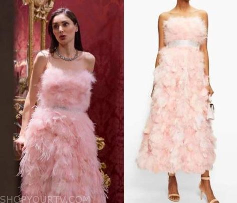 Bling Empire New York City: Season 1 Episode 1 Deborah's Feather Gown Bling Empire New York, Bling Empire, Zoeys Extraordinary Playlist, Feather Gown, Organza Gowns, Empire State Of Mind, Where To Buy Clothes, Fashion Tv, Silk Organza