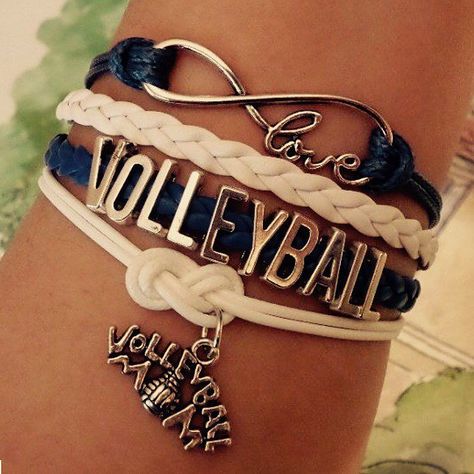 #volleyball #bracelet #volleyballlove Volleyball Videos, Volleyball Accessories, Volleyball Jewelry, Volleyball Wallpaper, Volleyball Quotes, Volleyball Drills, Play Volleyball, Sport Volleyball, Volleyball Pictures