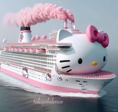 Hello Kitty Plane, Hello Kitty Bedroom, Princess Kitty, Hello Kitty House, Hello Kitty Rooms, Pink Lifestyle, Kids Bedroom Inspiration, Hello Kitty Aesthetic, Kitty Art