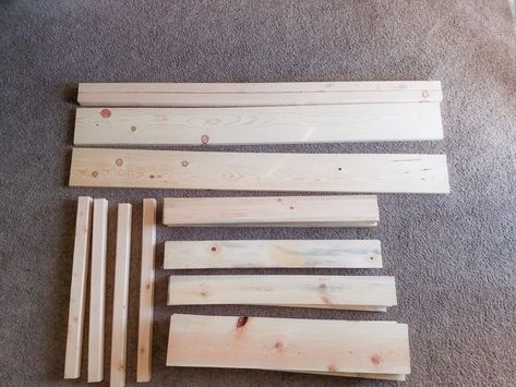 DIY Toddler Bed is a small weekend project that can be done right inside the room Diy Kids Bed, Toddler Bed Frame, Diy Toddler Bed, Log Bed, Diy Crib, Bunk Rooms, Diy Bed Frame, Floor Bed, Diy Toddler