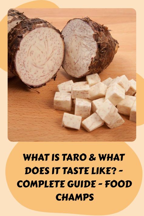 Taro is a delicious root vegetable that we do not hear enough about. If you are new to taro, read on to find out what it tastes like and how you can use it. Taro Root, Boba Pearls, Root Vegetable, Tapioca Pearls, Root Vegetables, Bubble Tea, Tea Leaves, Milk Tea, Coconut Milk