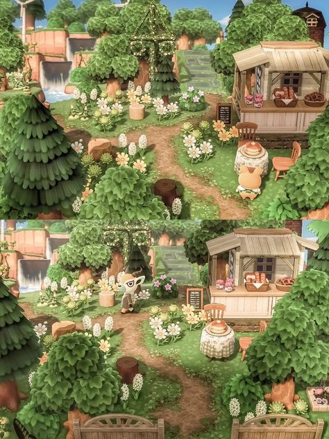 Animal Crossing Island Inspiration No Online, Anch Plaza Ideas, Mushroom Area Animal Crossing, Forestcore Villagers Acnh, Dance Floor Animal Crossing, Acnh Landscape Idea, Animal Crossing Forestcore Ideas, Ables Sisters Animal Crossing Ideas, Animal Crossing Forest Core