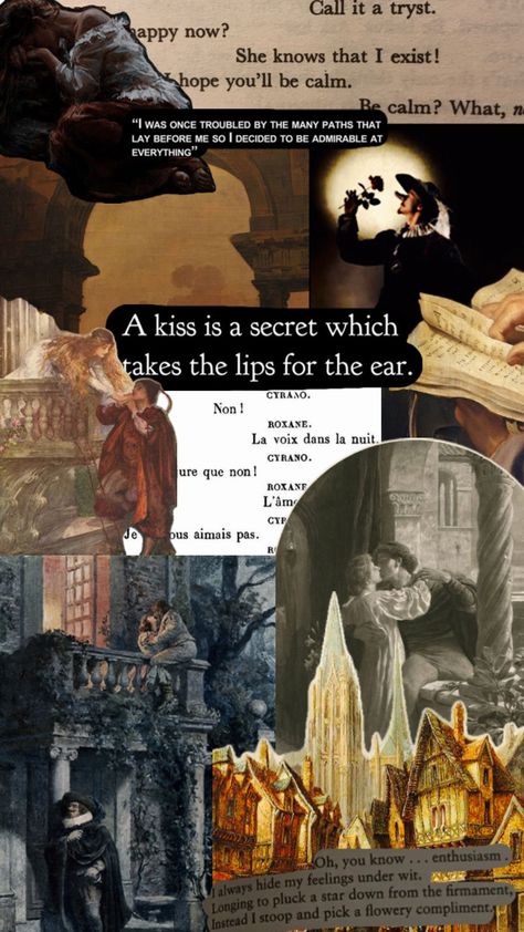 Cyrano de Bergerac Vibes/Aesthetic Book Nerd, I Decided, Feelings