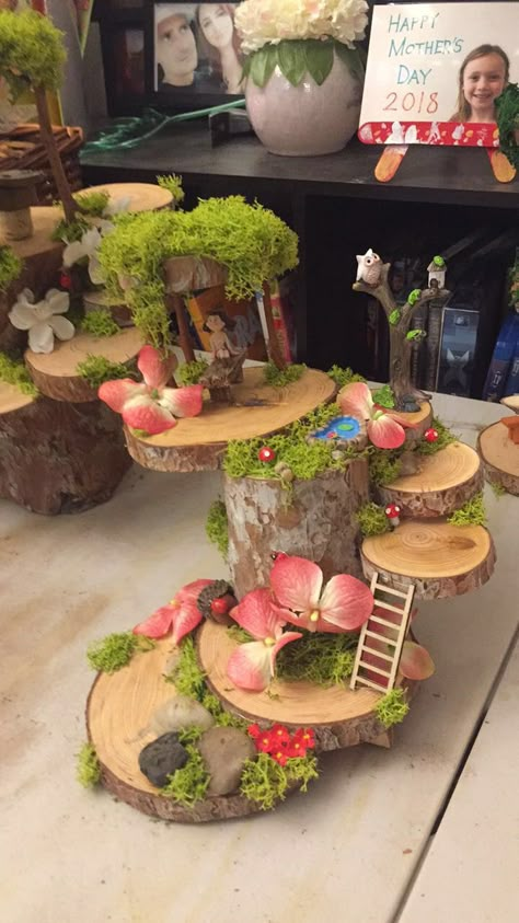 Miniature Gardens Design Ideas, Fairy Garden Design Ideas, Miniature Garden Design, Fairy House Diy, Fairy Garden Crafts, Fairy Garden Designs, Mini Fairy Garden, Fairy Crafts, Garden Design Ideas