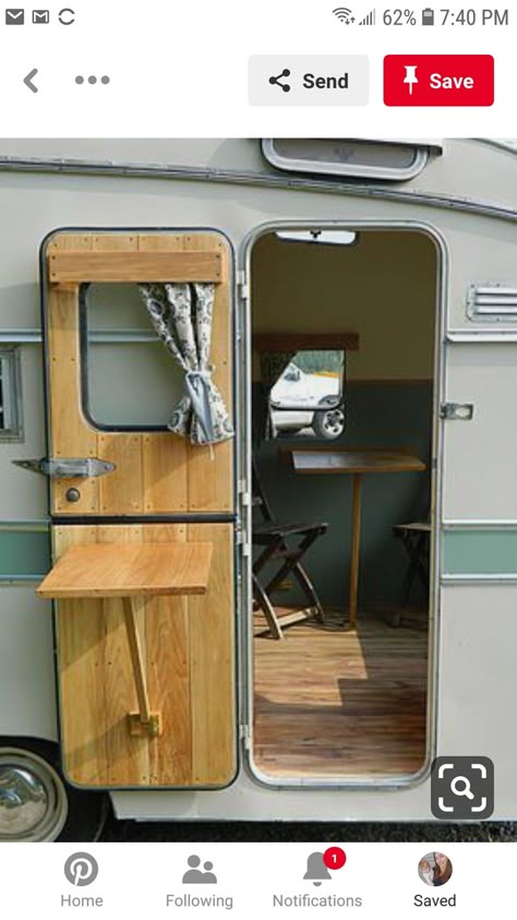 Caravan Life, Astuces Camping-car, Caravan Vintage, Caravan Makeover, Camper Trailer Remodel, Vintage Camper Remodel, Kombi Home, Caravan Renovation, Retro Caravan