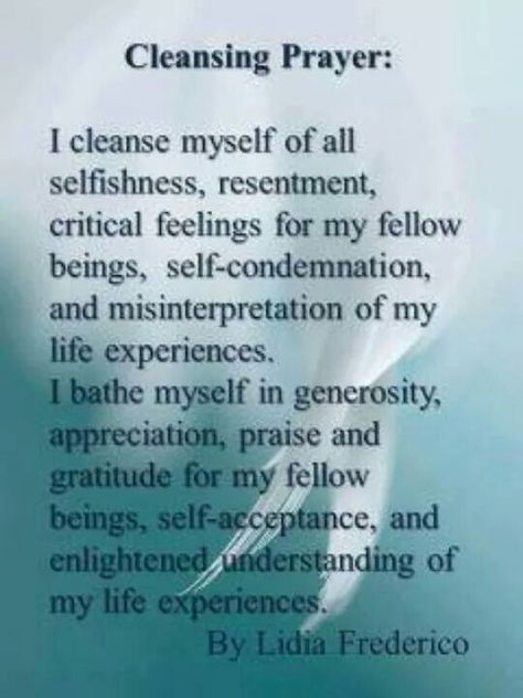 Everyone needs a good spiritual cleansing at least once or preferably twice a year. You can find more ways of cleansing and some different spells here. A cleansing prayer posted by Dark Raven Smudging Prayer, Woord Van God, Cleanse Me, Spiritual Cleansing, Morning Prayers, Proverbs 31, Spiritual Healing, Inner Peace, The Words