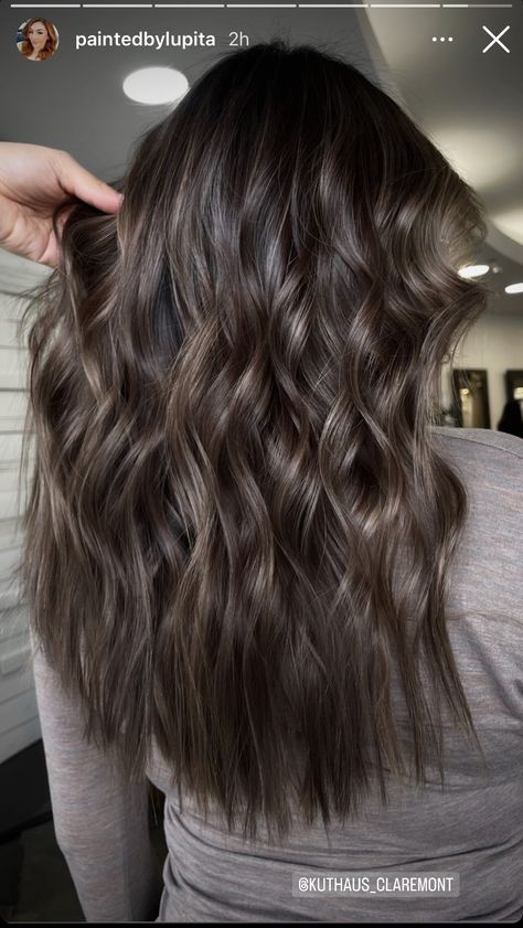 Winter Brunette, Hair Dyer, New Hair Look, Hair Gloss, Dark Brunette Hair, Brown Hair Inspo, Dirty Blonde Hair, Winter Hair Color, Brunette Balayage Hair