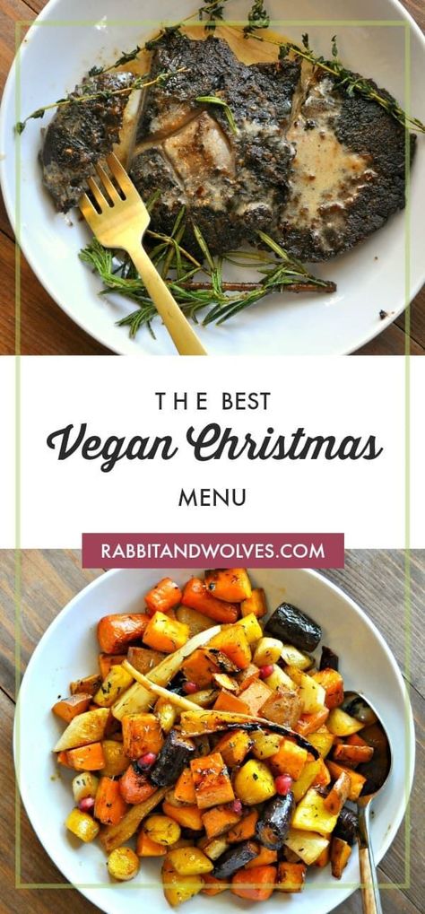 If you having been searching far and wide for the best vegan recipes for Christmas, you’ve come to the right place! This is the best vegan Christmas menu in all the land. Plus we have a FREE PRINTABLE MENU to impress your guests and a GROCERY LIST for easy shopping! These are some really unique and...Read More Vegan Recipes For Christmas, Rabbit And Wolves, Free Printable Menu, Vegan Xmas, Vegan Mushroom Stroganoff, Vegan Christmas Dinner, Recipes For Christmas, Vegetarian Christmas, Vegan Holiday Recipes