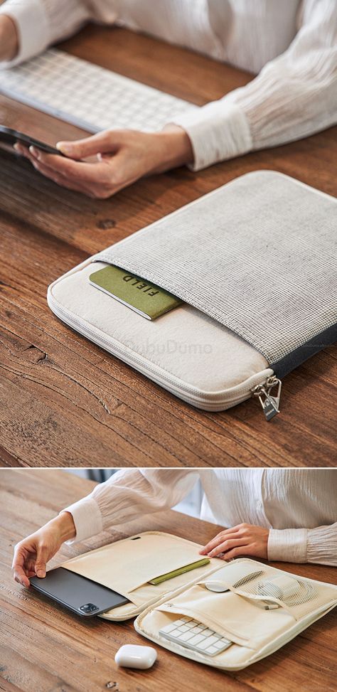 Korean Bag, Ipad Pouch, Tablet Pouch, Ipad Bag, Ipad Pro Case, Computer Bag, Ipad Sleeve, Tablet Sleeve, Blue Whale