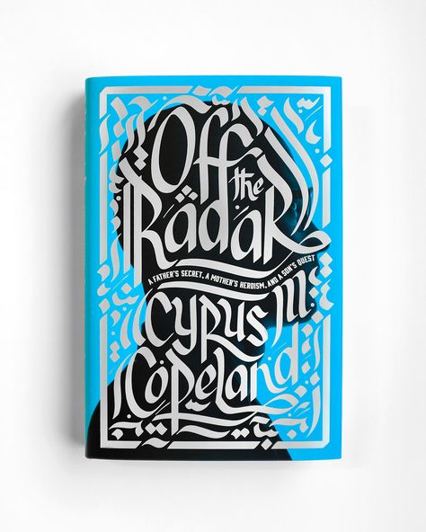 Off the Radar Book Cover on Behance Blue Rider, Cool Typography, Cool Books, Typography Letters, Typography Inspiration, Book Decor, Book Cover Design, Lettering Design, Editorial Design