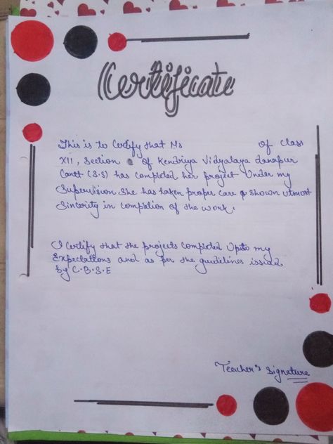 Certificate for projects Project Boundary Design, Certificate Designs For Project, Border Design For Certificate, Certificate Ideas For Project, Certificate Page For Project, Certificate For Project File, Certificate Design For Project, Certificate Design For Project File, Page Borders Design For Project