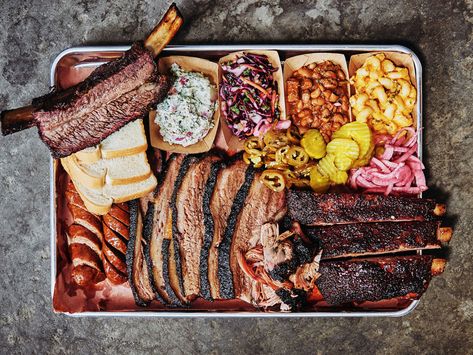 The Best BBQ in Every State | Plus, at least one runner-up for every choice, because there's more good barbecue out there than ever before. Smoked Beef Short Ribs, Bbq Platter, Barbecue Restaurant, State Foods, Smoked Beef, Bbq Restaurant, Best Bbq, Food Platters, Bbq Recipes