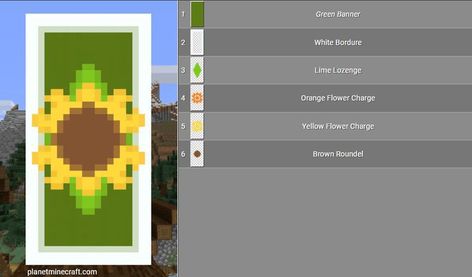 Plant Banner Minecraft, Minecraft Flag Design Cute, Minecraft Bee Banner Designs, Cow Banner Minecraft, Minecraft Banner Designs Green, Cherry Blossom Banner Minecraft, Cute Banner Patterns Minecraft, Pride Flag Minecraft Banner Tutorial, Minecraft Banner Recipes