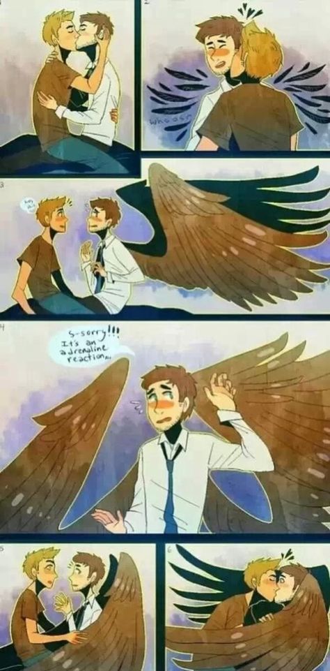 Destiel Tattoo Ideas, Castiel X Dean Fan Art, Dean X Castiel Hard, Destiel Art Spicy, Sastiel Fanart, Bottom Castiel, Dean X Castiel Fanart, Supernatural Fan Art Destiel, Destiel Comic