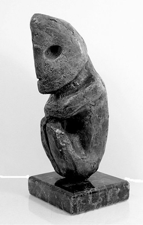 Max Ernst - Crouching Figure (bronze) Interesting Sculptures, Human Sculpture, Max Ernst, Joan Miro, Stone Sculpture, Art Inspiration Painting, Sculpture Installation, Figurative Sculpture, Land Art