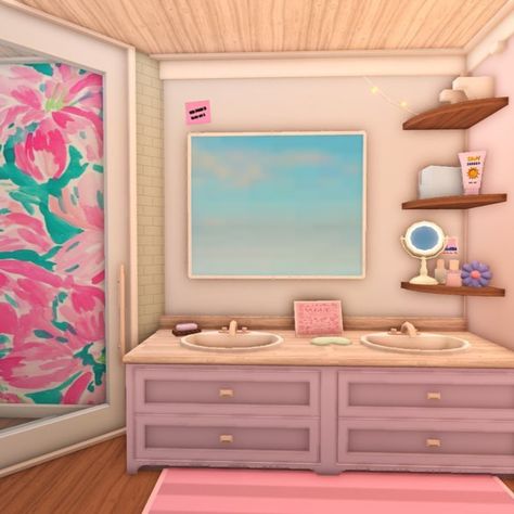 Beach House Room, Preppy House, Blocksburg Room Ideas￼, Free House Design, House Decorating Ideas Apartments, Small House Layout, Simple Bedroom Design, Tiny House Layout, Diy House Plans