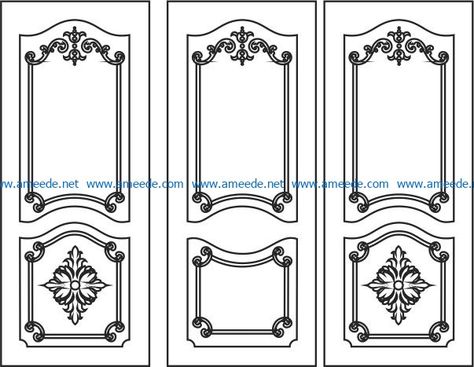 Design pattern door E0006197 file cdr and dxf free vector download for Laser cut CNC – Download Vector Dxf Files Free Cnc Design, Bedhead Design, Door Pattern, Bed Headboard Design, Cnc Furniture, Interior Design Presentation, Paper Flower Decor, Adult Coloring Designs, Wooden Door Design