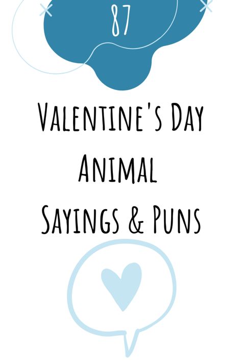 87 Valentine’s Day Animal Sayings and Puns – The Modern Mindful Mom Animal Valentines Puns, Animal Puns Love, Valentine’s Day Puns, Monkey Puns, Elephant Puns, Ocean Puns, Bunny Puns, Mindful Mom, Animal Sayings