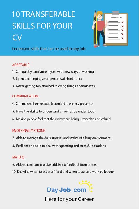 10 transferable skills for your CV resume Best Cv Template, Skills Resume, Transferable Skills, Writing A Cv, Cv Template Download, Best Cv, Good Cv, Job Resume Examples, Cv Examples