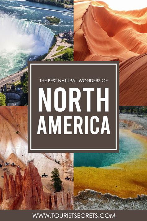 Though not as historically rich as Europe and Asia, the one thing that North America has going for it is a wide range of natural wonders. No trip to North America would be complete without taking in a few of these awe-inspiring locales. But with so many, it may be hard for you to choose which ones to see.   #North #America #TouristSecrets #Travel #Traveller #Destination #TouristSpot #TravelTips Usa Places To Visit, North America Travel Destinations, Top Places To Travel, Travel Bucket List Usa, Us Road Trip, Vacation Usa, Beautiful Vacations, Usa Travel Destinations, Famous Landmarks