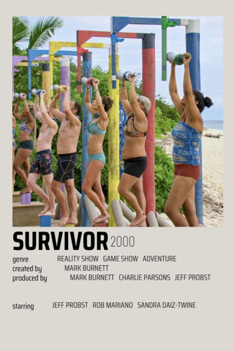 Survivor Tv Show Aesthetic, Survivor Show Aesthetic, Survivor Wallpaper, Survivor Poster, Survivor Aesthetic, 2000 Poster, Survivor Tv Show, Survivor Show, Survivor Tv