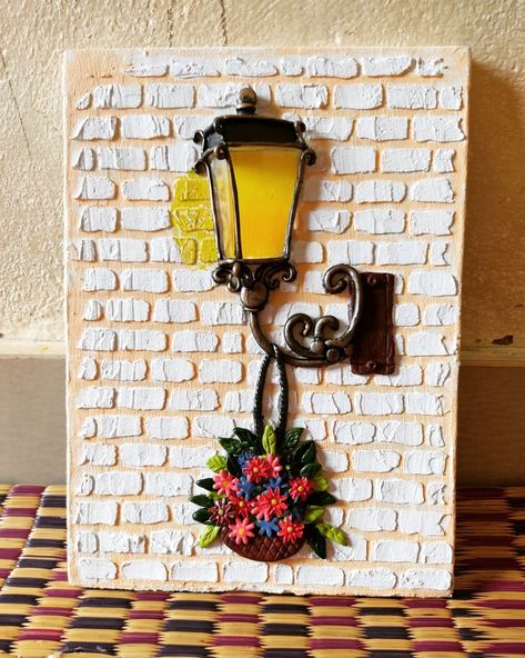 Carry Catcher, Ideas With Clay, File Cover Ideas, Wood Slice Art Decor, Lippon Art, Diy Wall Hanging Yarn, Diy Wall Hanging Crafts, Diy Garden Decor Projects, File Cover