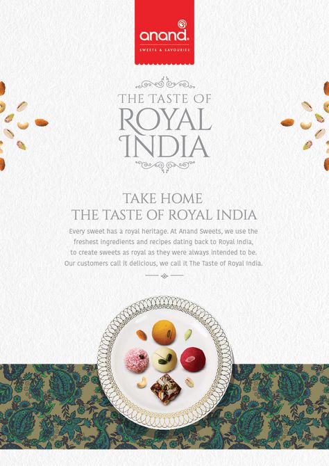 Sweets Poster Design, Royal Poster Design, Sweets Creative Ads, Indian Food Creative Ads, Indian Sweets Poster Design, Royal Branding, Food Creative Ads, Advertising Design Layout, South Indian Food Social Media Post