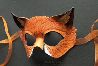 Fox Masquerade Mask, Forest Mask, Custom Mask, Fox Mask, Leather Craft Projects, Leather Mask, Wings Costume, Simple Leather, Art Simple