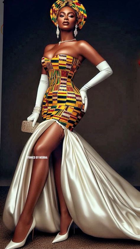 African Photoshoot Ideas, Futuristic Royalty, Epic Clothing, Nigerian Dress, African Blouses, African Prom Dresses, Evening Mini Dresses, Classy Wedding Dress, African Wedding Dress