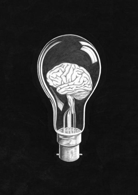 Brain Pictures Art, Aesthetic Brain Art, Brain Aesthetic Art, Lightbulb Aesthetic, Psychology Aesthetic Art, The Brain Aesthetic, Idea Lightbulb, Brain Photo, Aesthetic Brain